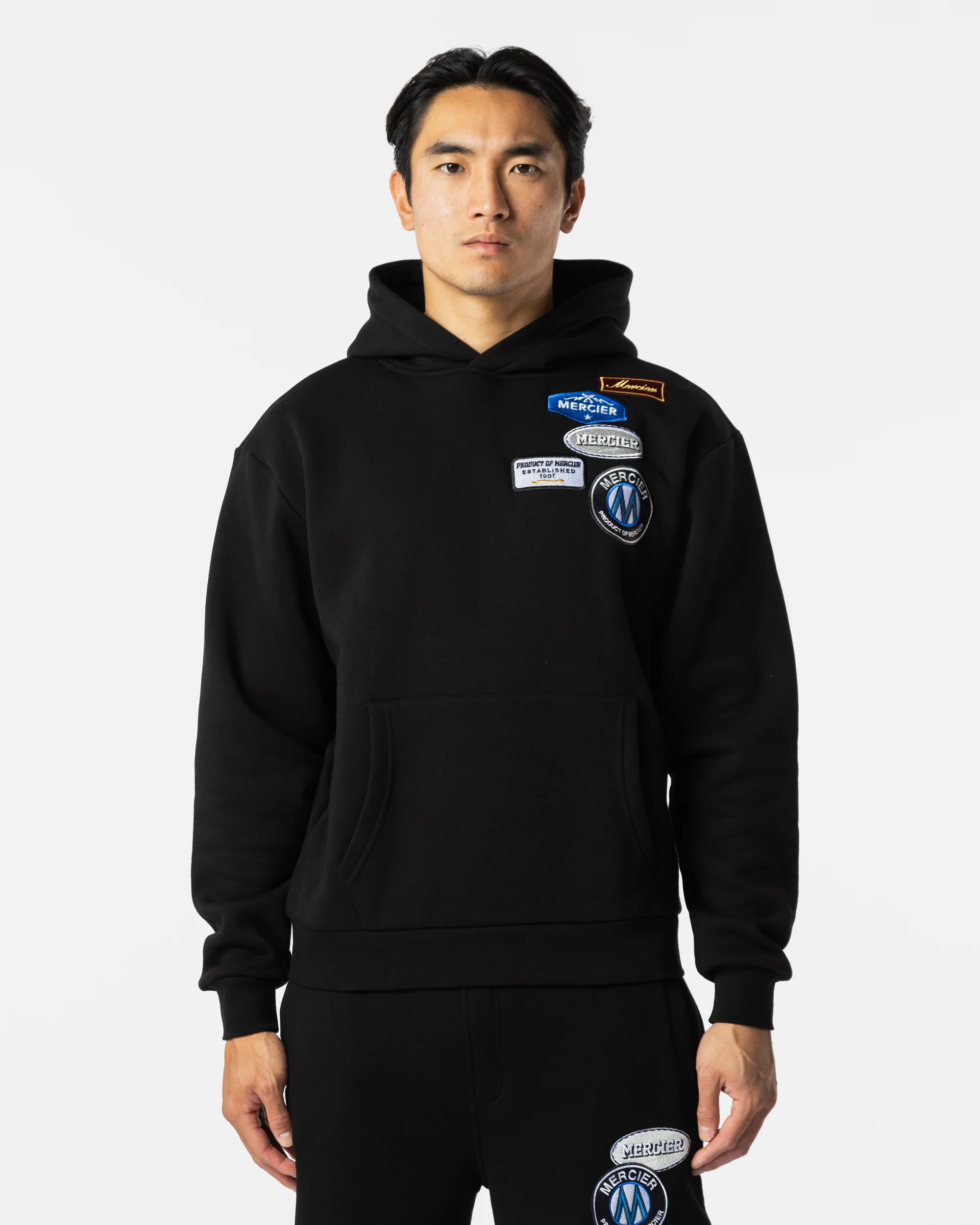 Relaxed OG Badge Hoodie Black