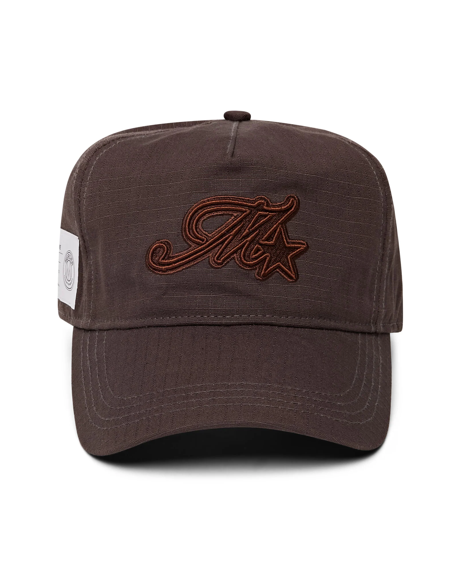 M Star Ripstop Cap Chocolate - Image 2