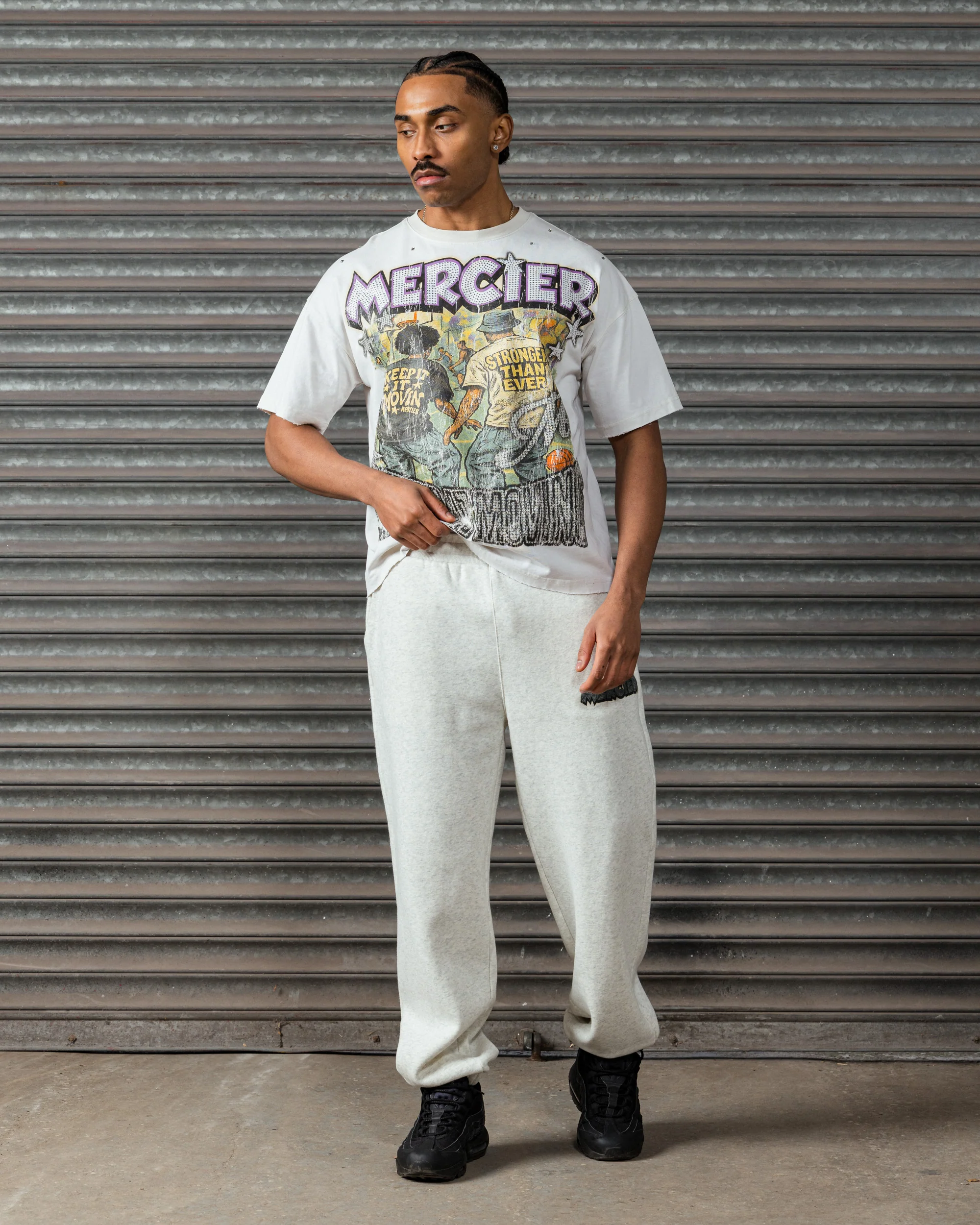 Diamante Ballers Tshirt Vintage White - Image 4
