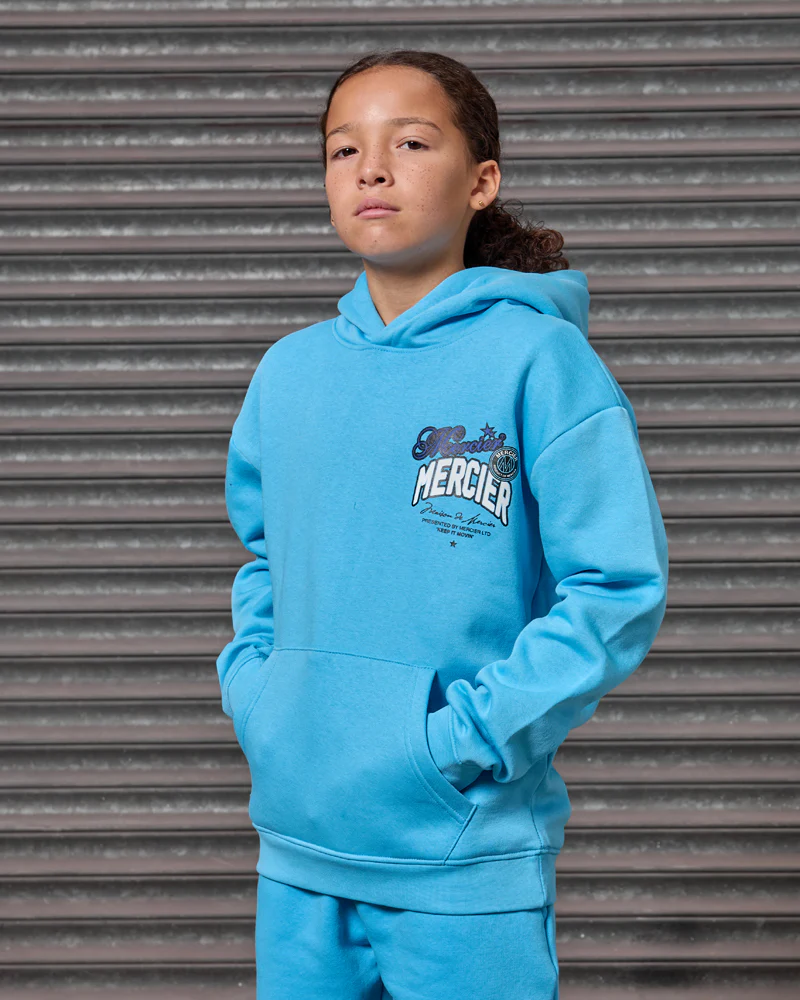 Junior Guerrilla Hoodie Blue - Image 3