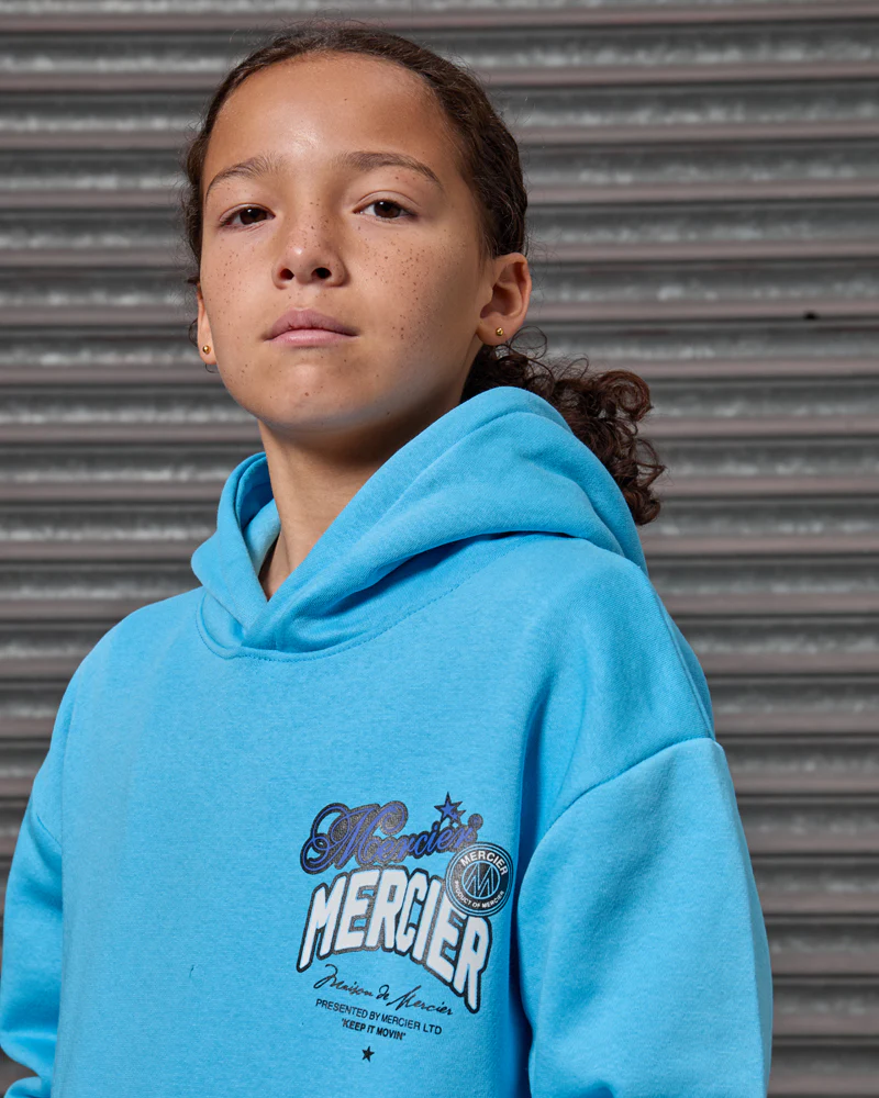 Junior Guerrilla Hoodie Blue - Image 5