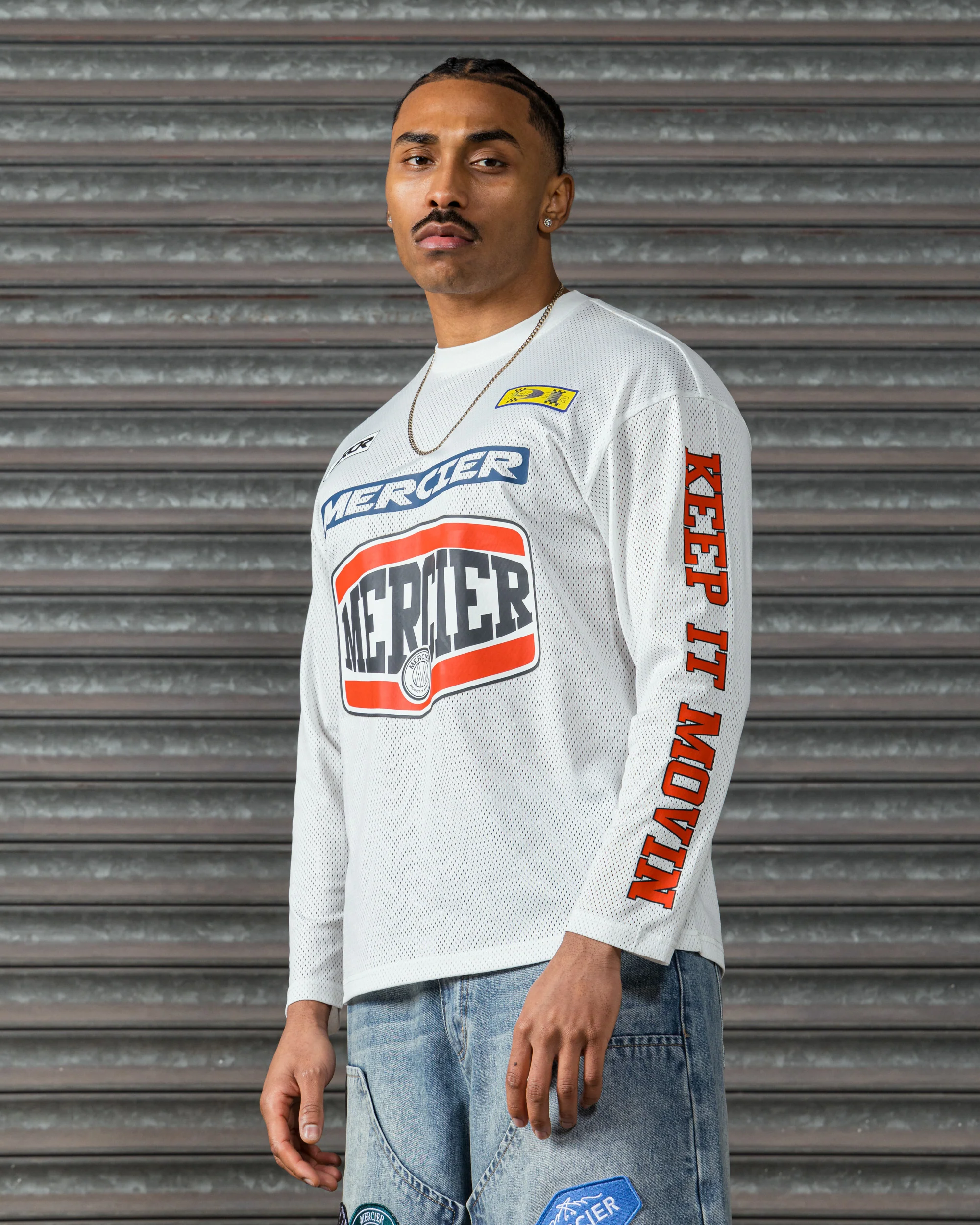 Mercier MotoX Mesh Top White - Image 4