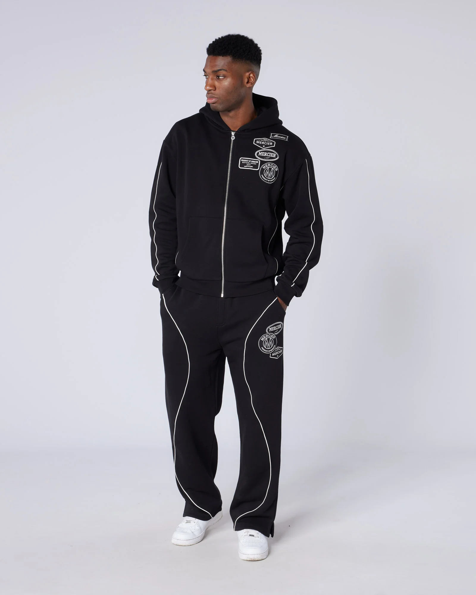 New Wave OG Badge Jogger Black