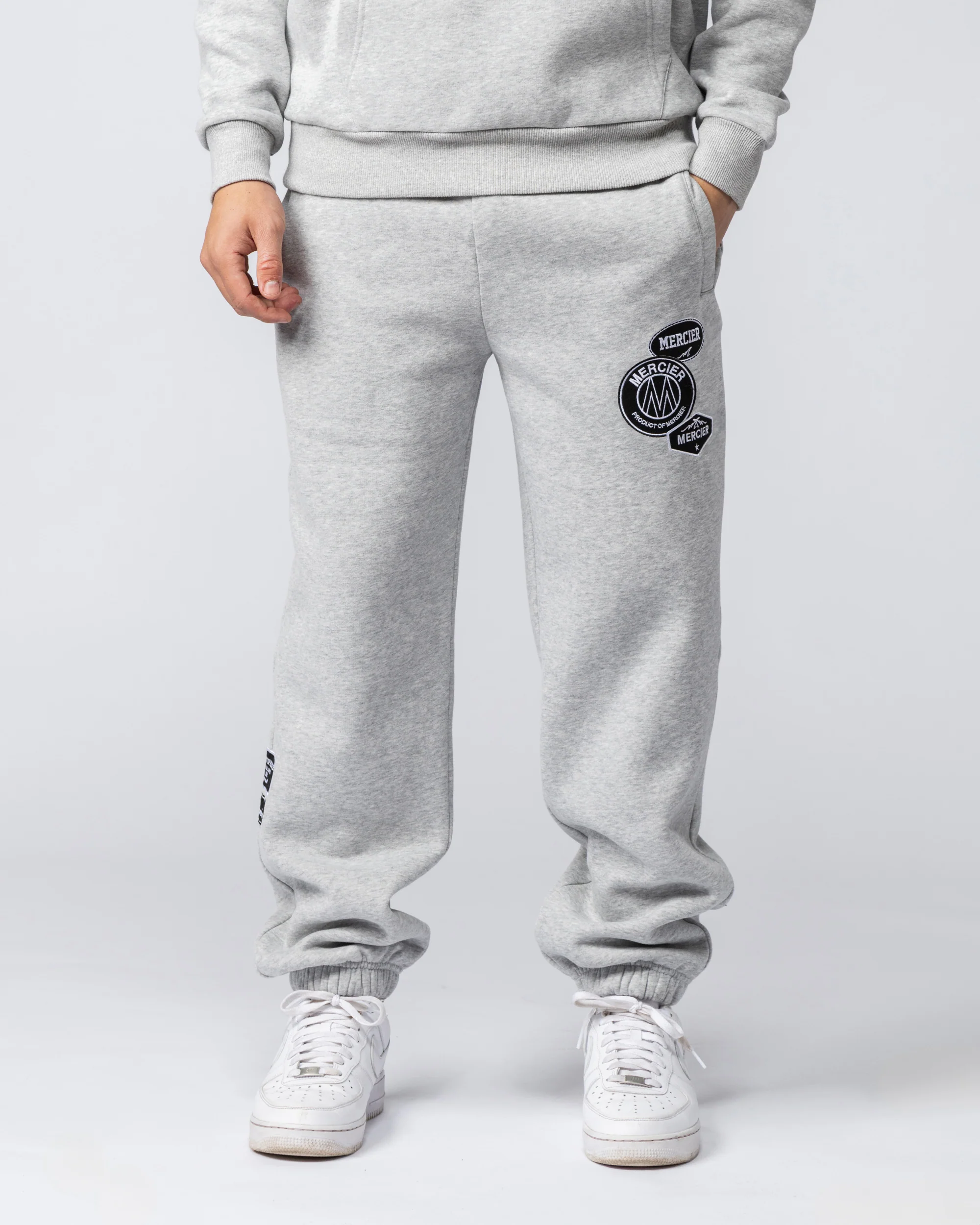 Relaxed OG Mono Joggers Grey Marl - Image 2
