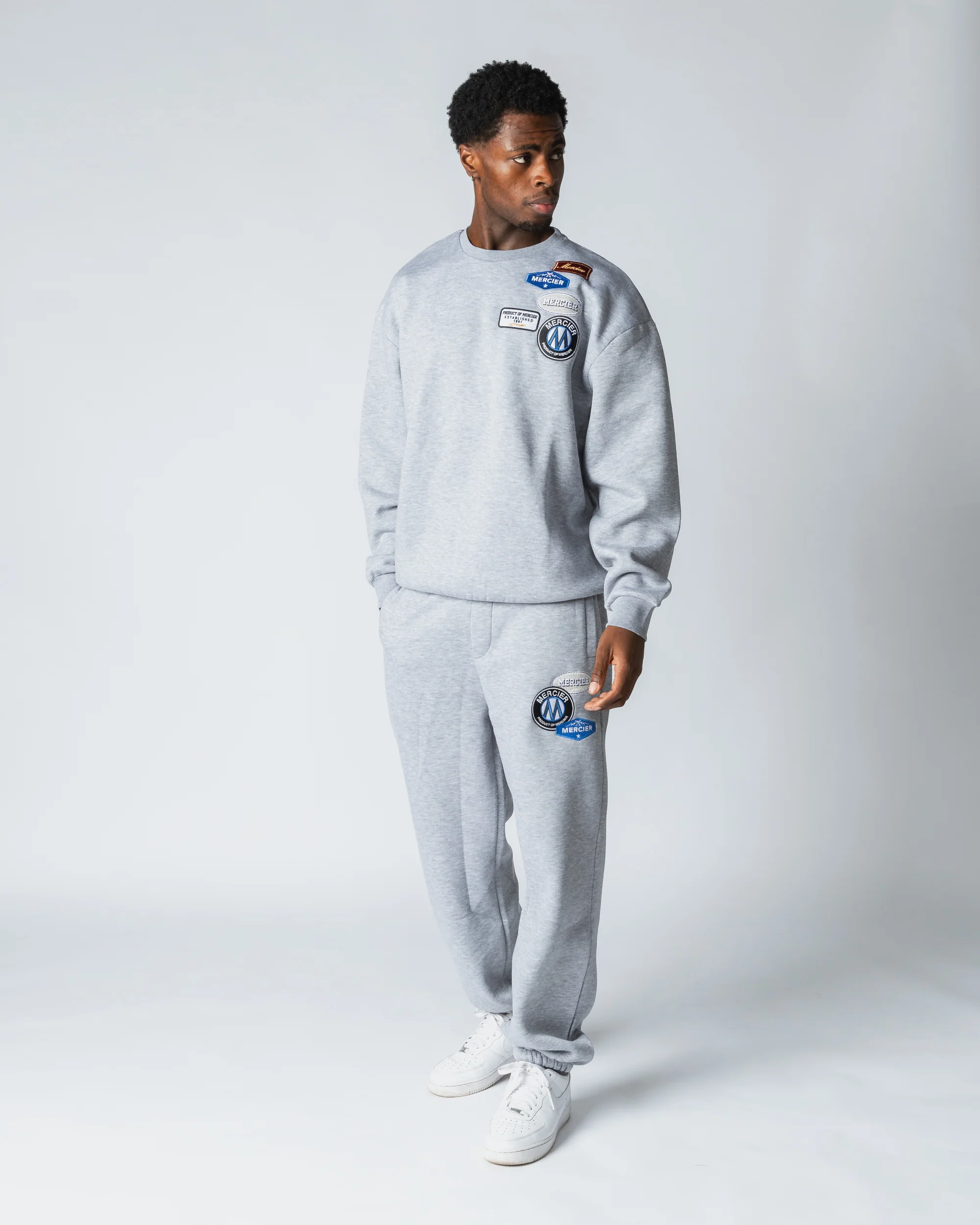 Relaxed OG Crewneck Grey Marl - Image 2