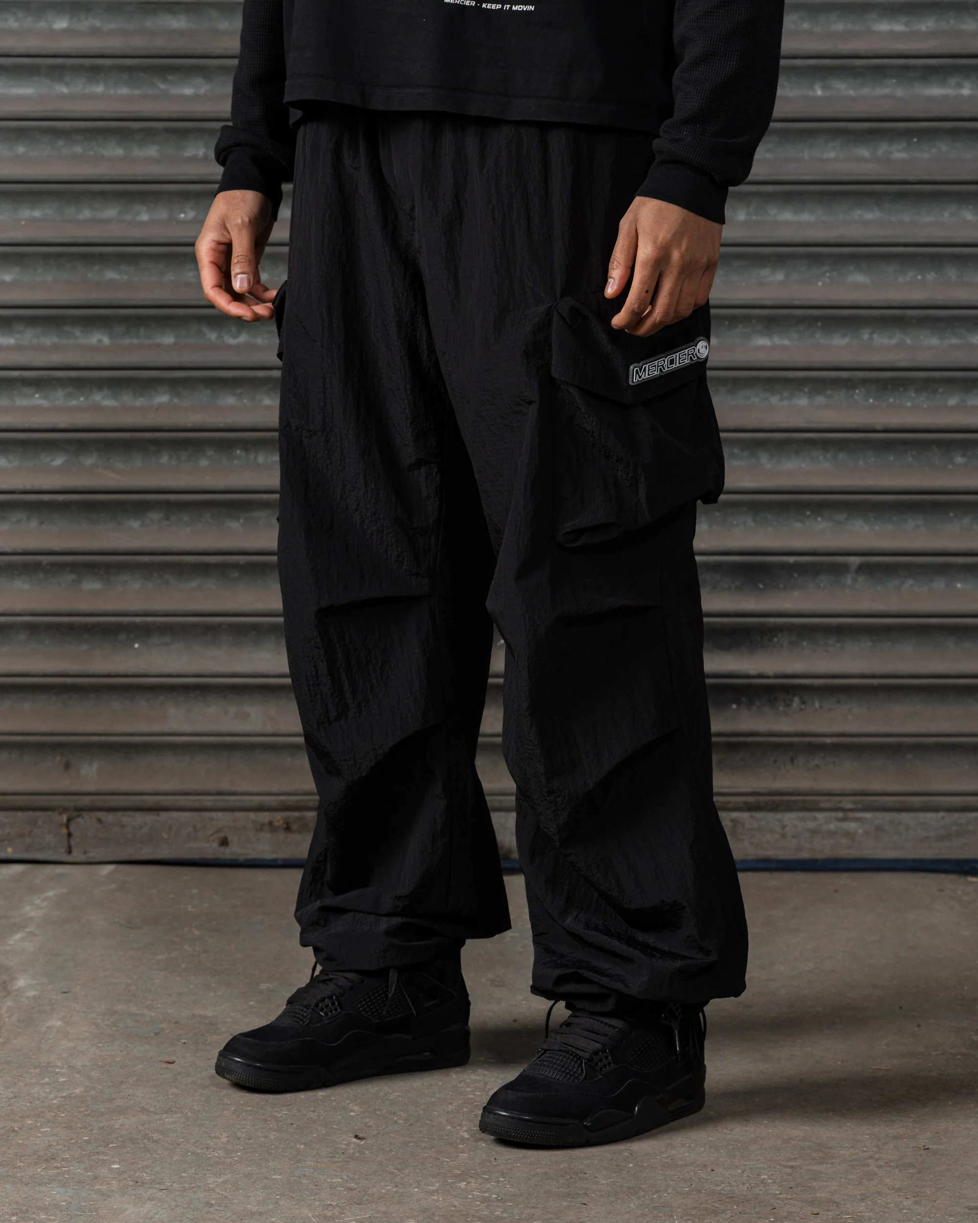 Tempo Ripstop Cargos Black