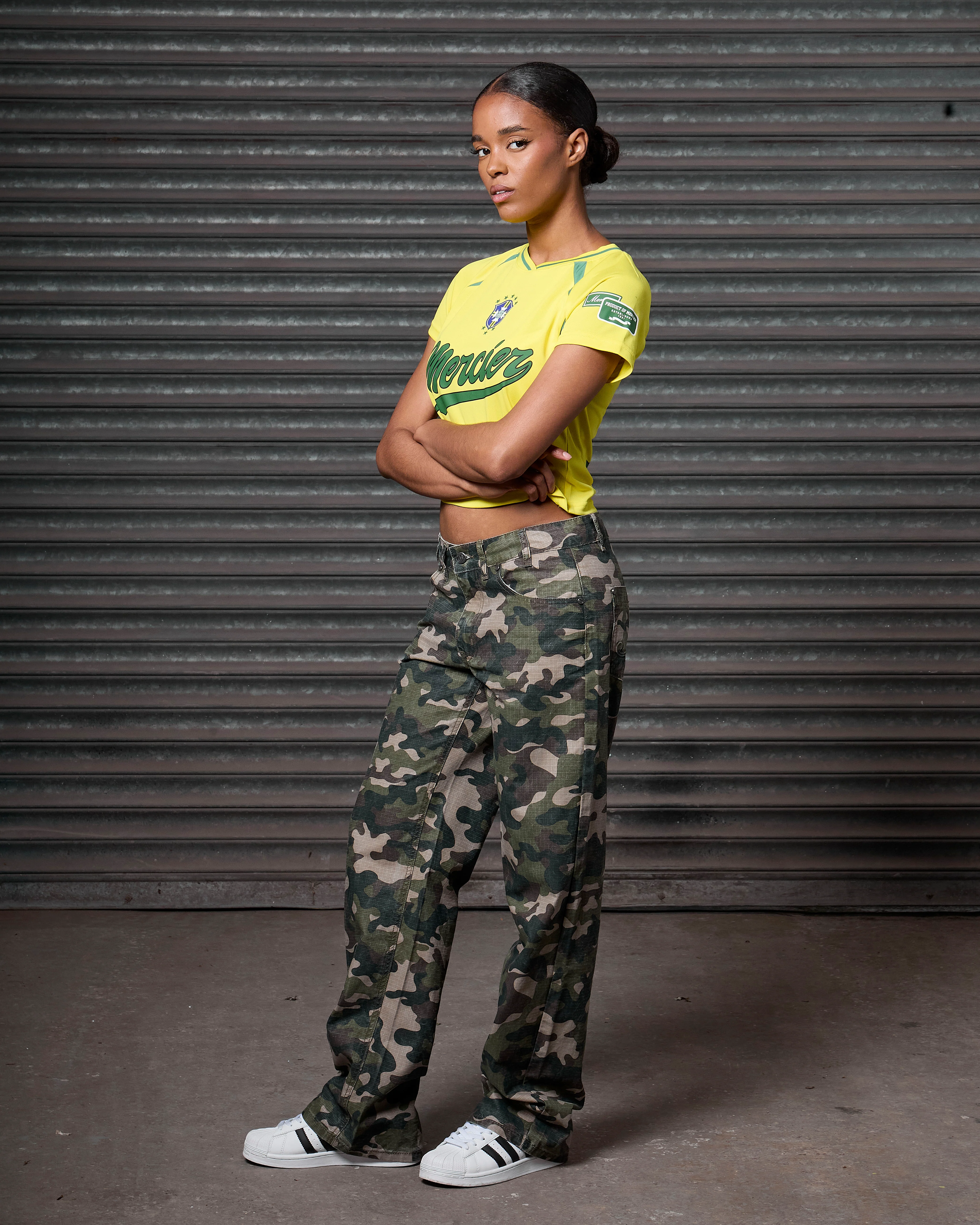 Womens Woven Pants Camo - Image 4
