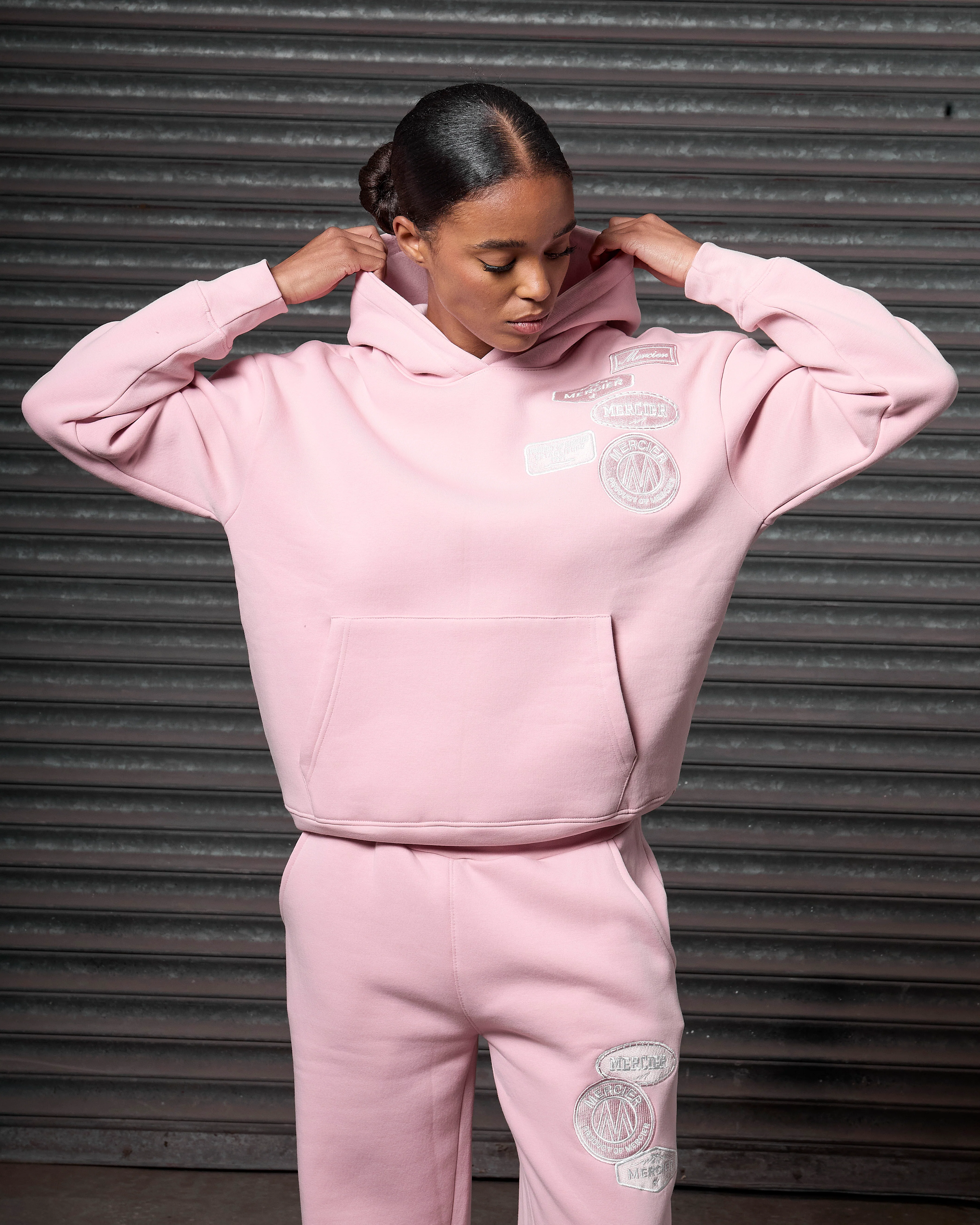 Women's Relaxed OG Hood Blush Pink - Image 5